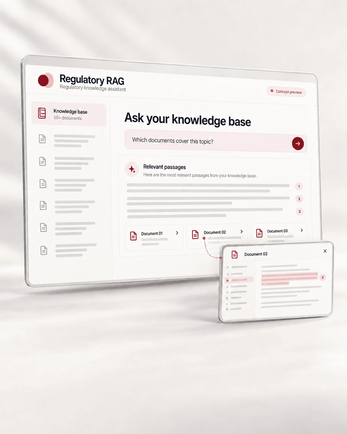 Regulatory RAG project preview
